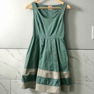 Filly Designs Green Canvas Dress